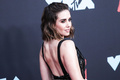 Alison Brie cleavage in mini dress at 2019 MTV Video Music Awards in Newark -