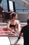 Alicia Vikander and friends in bikinis on a boat in Spain - May 23, 2019