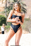 Alicia Oates in monokini on a beach in Tenerife - March 12, 2019