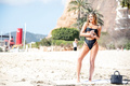 Alicia Oates in monokini on a beach in Tenerife - March 12, 2019