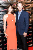 Alexandra Paul in red dress at 30th anniversary of Baywatch at the Viceroy