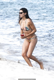 Adriana Lima in bikini on the beach in Miami - August 13 2019