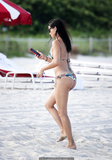 Adriana Lima in bikini on the beach in Miami - August 13 2019