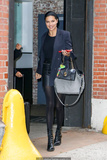 Adriana Lima leaving from a photoshoot in New York - October 17, 2019