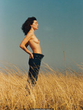Steffy Argelich shows her nude tits photoshoot by Quentin de Briey