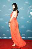 Adriana Lima in red dress at IWC Schaffhausen Gala in Geneva - January 15, 2019