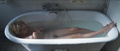 Adeline D'Hermy nude in a bathtub in Maryline (2017)