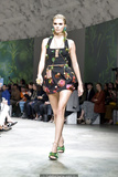Kendall Jenner walks runway at Versace fashion show in Milan - September 20,