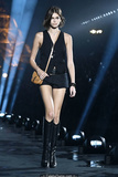 Kaia Gerber walks runway at Saint Laurent Womenswear fashion show in Paris -