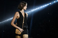 Kaia Gerber walks runway at Saint Laurent Womenswear fashion show in Paris -