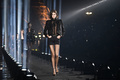 Kaia Gerber walks runway at Saint Laurent Womenswear fashion show in Paris -