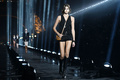 Kaia Gerber walks runway at Saint Laurent Womenswear fashion show in Paris -