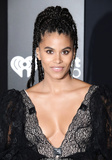 Zazie Beetz legs and cleavage at Joker premiere in LA - September 28, 2019