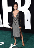 Zazie Beetz legs and cleavage at Joker premiere in LA - September 28, 2019