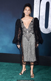 Zazie Beetz legs and cleavage at Joker premiere in LA - September 28, 2019