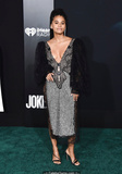 Zazie Beetz legs and cleavage at Joker premiere in LA - September 28, 2019