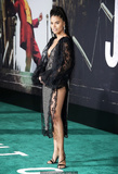 Zazie Beetz legs and cleavage at Joker premiere in LA - September 28, 2019