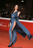 Zaina Dridi wardrobe malfunction at the Rome Film Festival - October 22, 2015