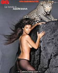 Veline di Striscia sexy and braless for 2002 GQ calendar