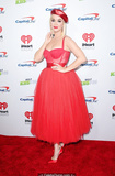 Katy Perry sexy cleavage in red dress at KIIS FM Jingle Ball 2019 in LA -