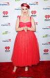 Katy Perry sexy cleavage in red dress at KIIS FM Jingle Ball 2019 in LA -