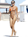 Anastasia Skyline sexy in bikini on Miami Beach - January 24, 2017