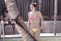 Sara Sampaio in bikini at the pool during her holiday vacation in Tulum Mexico