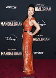 Ming-Na Wen at premiere of Disney's Mandalorian in Los Angeles - November 13,