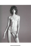 Freja Beha Erichsen fully nude black--white photoshoot for Purple Magazine