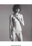 Freja Beha Erichsen fully nude black--white photoshoot for Purple Magazine
