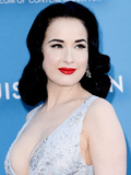 Dita Von Teese Cleavage (9 Photos)