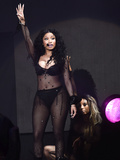 Nicki Minaj Areola Peak (3 Photos)