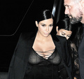 Kim Kardashian See Through (3 Photos)