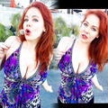 Maitland Ward Cleavage (2 Photos)