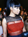 Nicki Minaj In Transparent Dress (7 Photos)