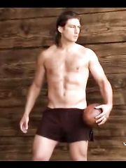 The Making of Dieux du Stade Calendar 2011 -  Dimitri Szarzewski nude scenes