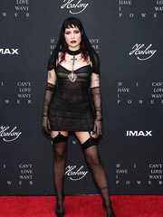 Halsey sexy stockings
