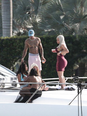 Blac Chyna see thru hard nipples and big butt