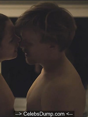 German actress Julia Jentsch topless at Auf Einmal (2016)