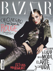 Julia Bergshoeff for Harper's Bazaar Magazine, Spain - December 2019