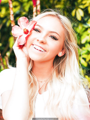 Blonde Jordyn Jones for Andre Nguyen photoshoot - March 2019