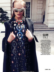 Egle Jezepcikaite for Glamour Germany, October 2012