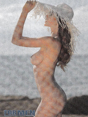 Dayane Mello fully nude in nature