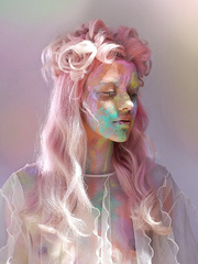 Cynda Mcelvana without bra and panties in see through outfit by Jamie Nelson