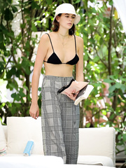 Kaia Gerber and Cindy Crawford in bikinis at a pool in Miami - June 22, 2019