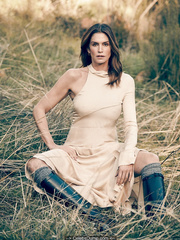 Cindy Crawford in nature for Zoey Grossman photoshoot for Porter Edit, March