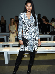 Chanel Iman at Elie Tahari Fashion Show in NYC - September 05, 2019