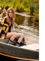 Camille Rowe for Elle Magazine, Italia - November 30, 2019