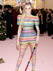 Cara Delevingne see through at 2019 Met Gala in NYC - May 06, 2019