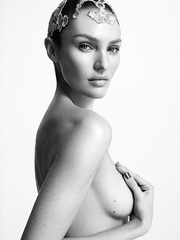 Candice Swanepoel sexy and topless for Numero Tokyo January/February 2019